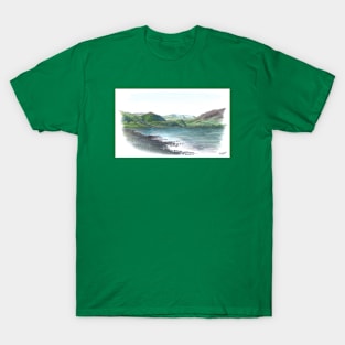 Borrowdale Valley from Derwentwater T-Shirt